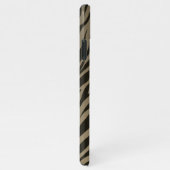 Stilvolles Zebra Animal Print Muster - kundenspezi iPhone Hülle (Rechte Seite)