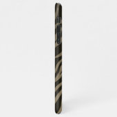 Stilvolles Zebra Animal Print Muster - kundenspezi iPhone Hülle (Linke Seite)