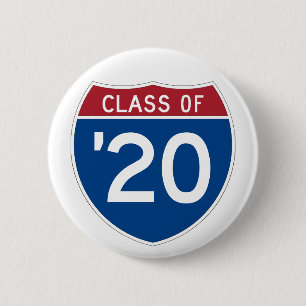 Stilvolles zwischenstaatliches Zeichen   Klasse 20 Button