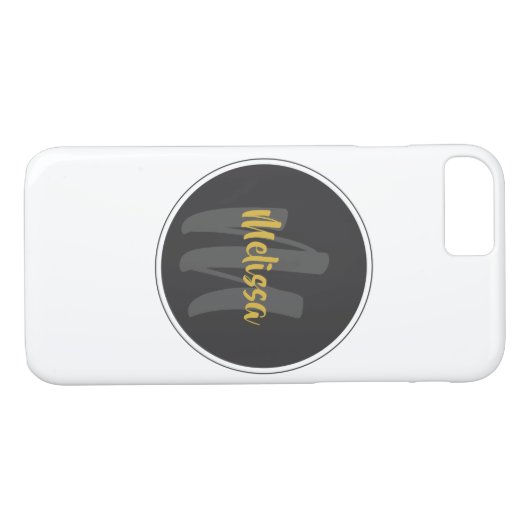 Stilvorlage für Monogramm Case-Mate iPhone Hülle (Rückseite (Horizontal))