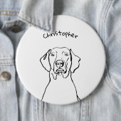 Stilweimaraner: Ihr Text, Ihr Stil Button (Beispiel)
