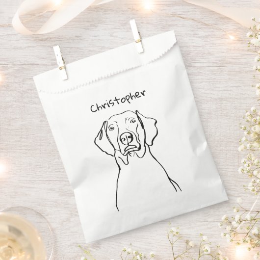 Stilweimaraner: Ihr Text, Ihr Stil Geschenktütchen (Ausgeschnitten)