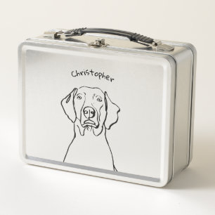 Stilweimaraner: Ihr Text, Ihr Stil Metall Brotdose