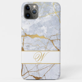 STILWEISS, GOLDMARMOR SEHEN, BEARBEITBARES MONOGRA Case-Mate iPhone HÜLLE