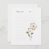 Stilweißes Papier für die Blume mit Leisten (Vorne/Hinten)