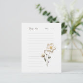 Stilweißes Papier für die Blume mit Leisten (Stehend Vorderseite)