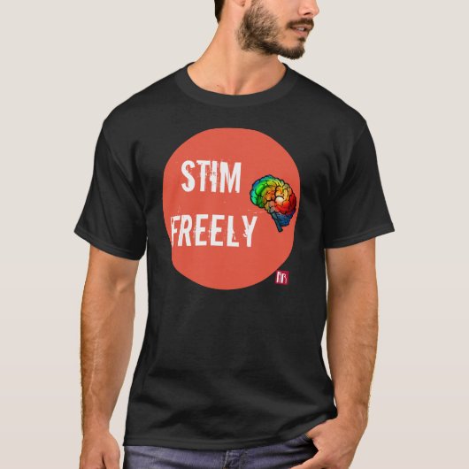 Stim frei autistisches Stim Stolz-Shirt T-Shirt (Vorderseite)