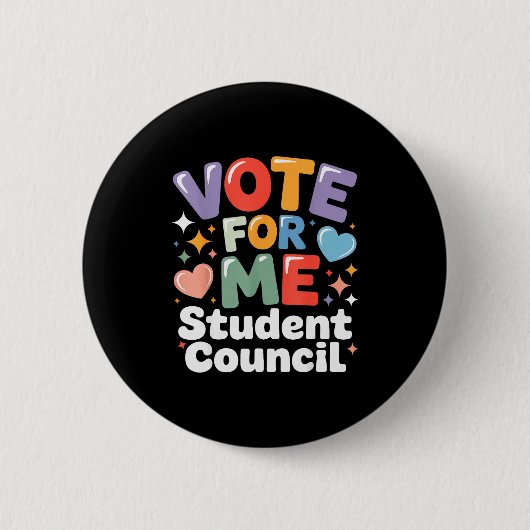Stimm Für Mich Schülervertretung Vibes Schulwahl Button (Vorderseite)