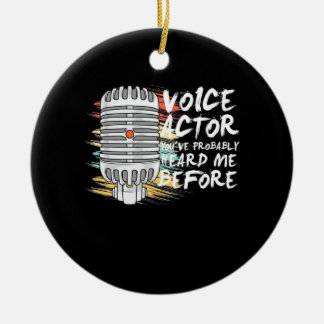 Stimmdarsteller Keramik Ornament