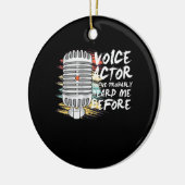 Stimmdarsteller Keramik Ornament (Links)