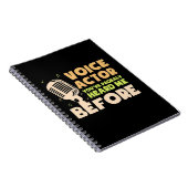 Stimmdarsteller Notizblock (Rechte Seite)