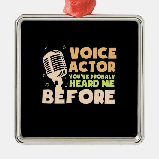 Stimmdarsteller Ornament Aus Metall (Vorne)