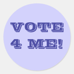 STIMME 4 MIR! RUNDER AUFKLEBER