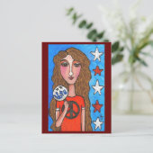 STIMME - Amerikanische Postkarte (Stehend Vorderseite)