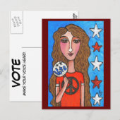 STIMME - Amerikanische Postkarte (Vorne/Hinten)