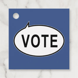 STIMME - blau Geschenkanhänger