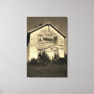 Stimme der Menschen Gestrickte Leinwand Print