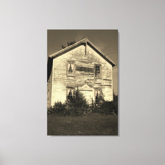 Stimme der Menschen Gestrickte Leinwand Print (Vorderseite)