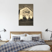 Stimme der Menschen Gestrickte Leinwand Print (Insitu (Schlafzimmer))