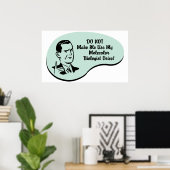 Stimme des Molekularbiologen Poster (Heimbüro)