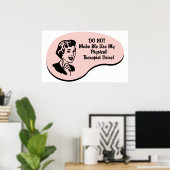 Stimme des Physiotherapeuten Poster (Heimbüro)