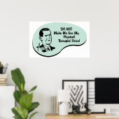 Stimme des Physiotherapeuten Poster (Heimbüro)