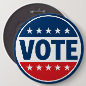 STIMME Fette Kampagne-Abzeichen-Design Button (Vorne & Hinten)