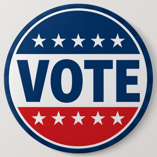 STIMME Fette Kampagne-Abzeichen-Design Button (Vorderseite)