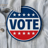 STIMME Fette Kampagne-Abzeichen-Design Button (Beispiel)