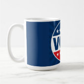 STIMME Fette Kampagne-Abzeichen-Design Kaffeetasse (Links)