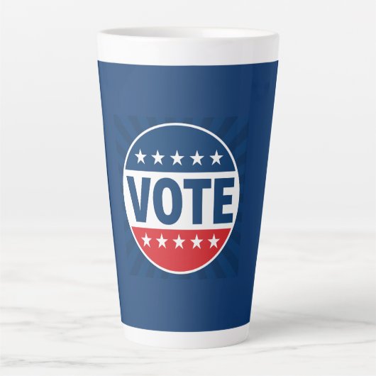 STIMME Fette Kampagne-Abzeichen-Design Milchtasse (Vorderseite)