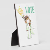 Stimme! Fotoplatte mit Ständer (Seite)