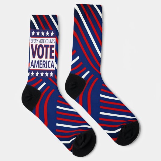 Stimme für Amerika Socken (Rechts)