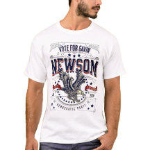 Stimme für Gavin Newsom 2028 Adler Patriotisch