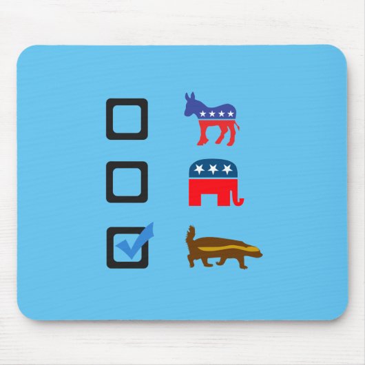 Stimme für Honey Badger Mousepad (Vorne)