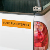 Stimme für Kieffer. Autoaufkleber (Auf Lkw)