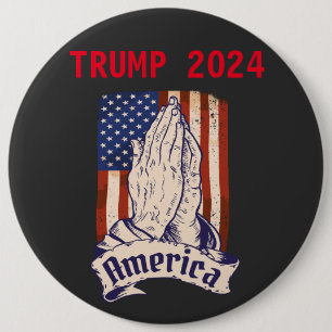 Stimme für Trump 2024 Button