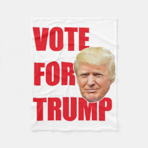 Stimme für Trump Fleecedecke