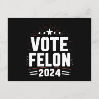 Stimme für Verbrecher Trump 2024 Lustige Wahlstimm
