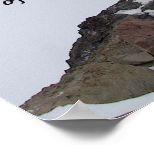 Stimme in der Wildnis Poster (Ecke)