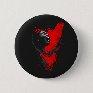 Stimme in Rot Button