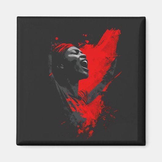 Stimme in Rot Magnet (Vorne)