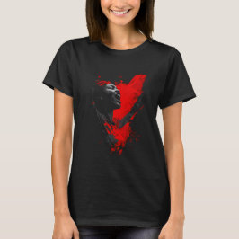Stimme in Rot T-Shirt