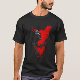 Stimme in Rot T-Shirt