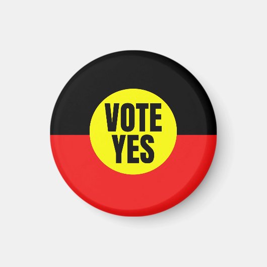 Stimme Ja für die Stimme im Parlament Magnet (Vorne)
