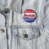Stimme John McCain zum Präsidenten Button (Beispiel)
