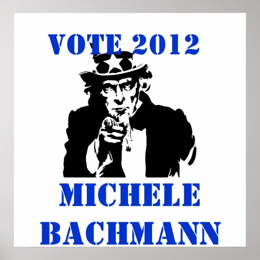 STIMME MICHELE BACHMANN 2012 POSTER (Vorne)