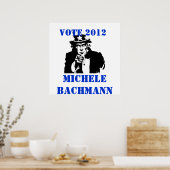 STIMME MICHELE BACHMANN 2012 POSTER (Küche)