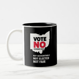 Stimme Nein November Ausgabe 1  Zweifarbige Tasse