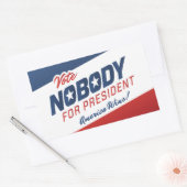 Stimme Niemand für Präsident Stickers (Umschlag)